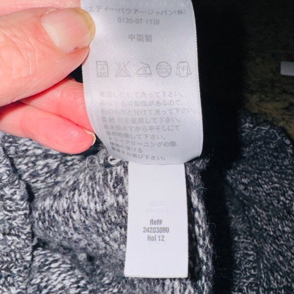 Eddie Bauer Heavy Knit Chunky Womens M Wool Cardigan Sweater Fisherman Preppy - Picture 9 of 11